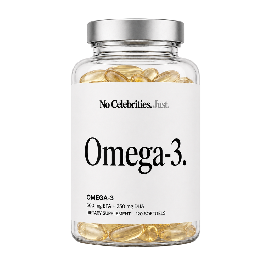 No Celebrities. Just Omega-3.