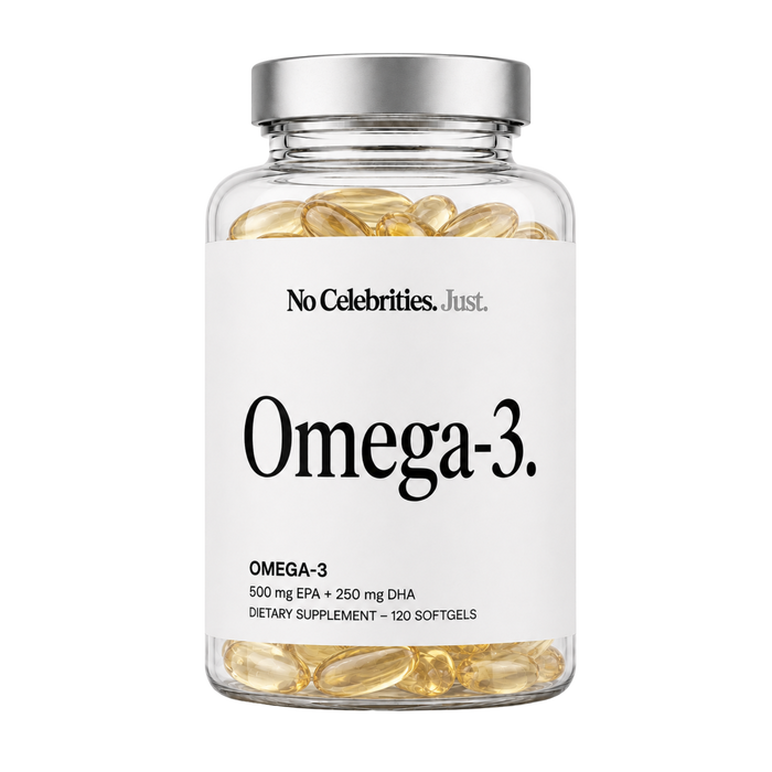 No Celebrities. Just Omega-3.