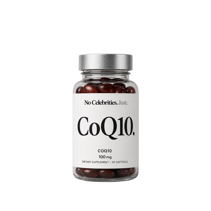 No Celebrities. Just CoQ10.