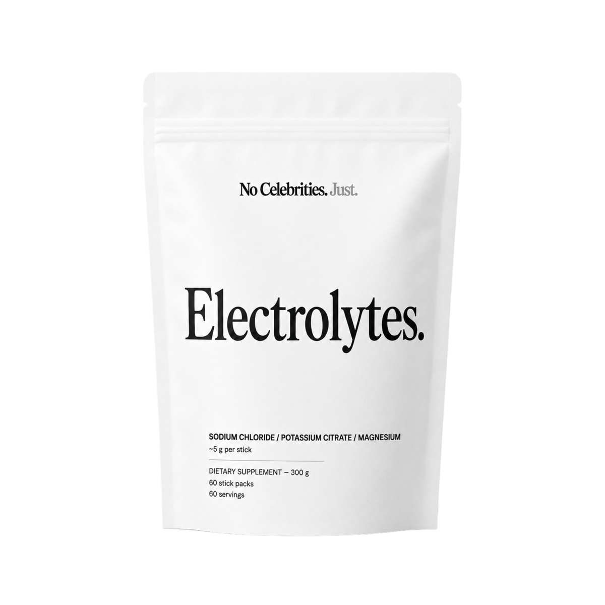 No Celebrities. Just Electrolytes.